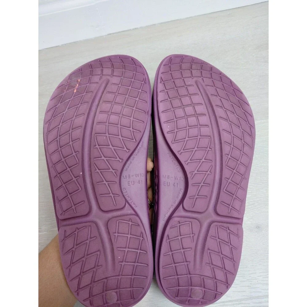 OOFOS OOahh Slide,Purple Lightweight Recovery US Men’s 8 Women’s 10 EU 41